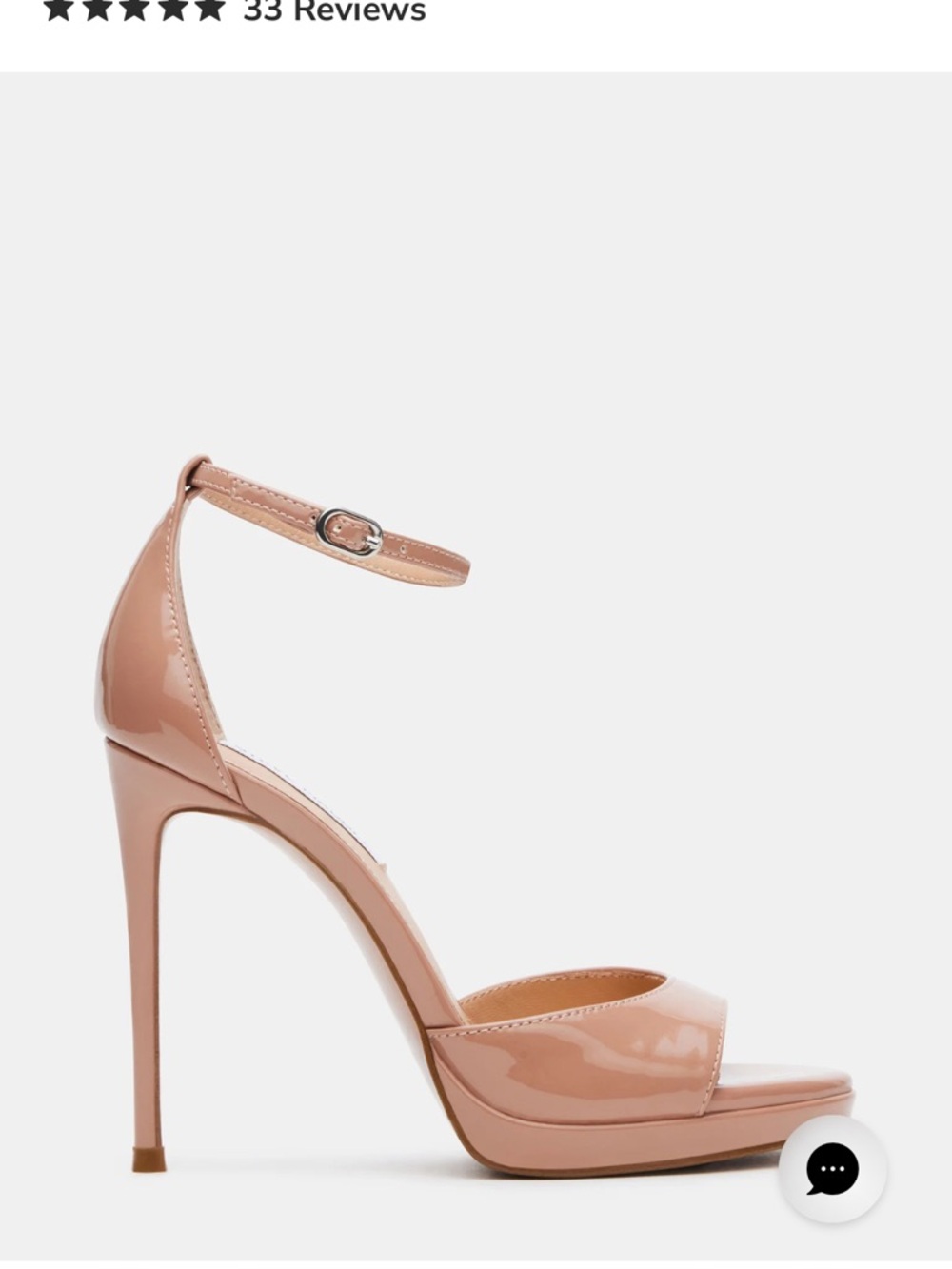 Steve Madden Blush Patent High Heel Ankle-Strap Sandals - Picture 5 of 5